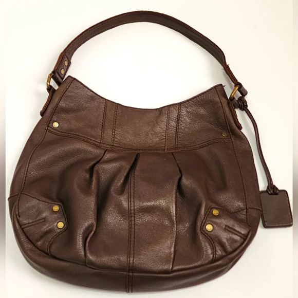 Joe's Womens Retro Brown Soho Leather Shoulder Handbag Great Condition Y2K - Picture 7 of 16